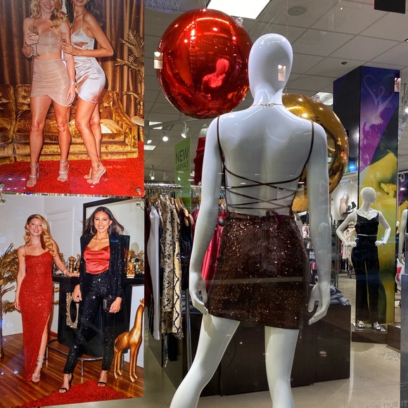 Brown sequins dress🧚🏽‍♂️💃🏽 - Picture 1 of 6